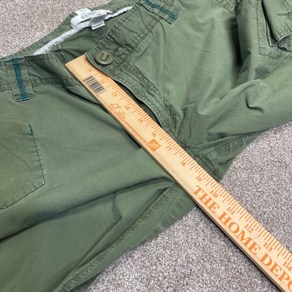 Old navy women wide leg cargo pants sz 12 green baggy gorpcore street wear - Picture 8 of 12
